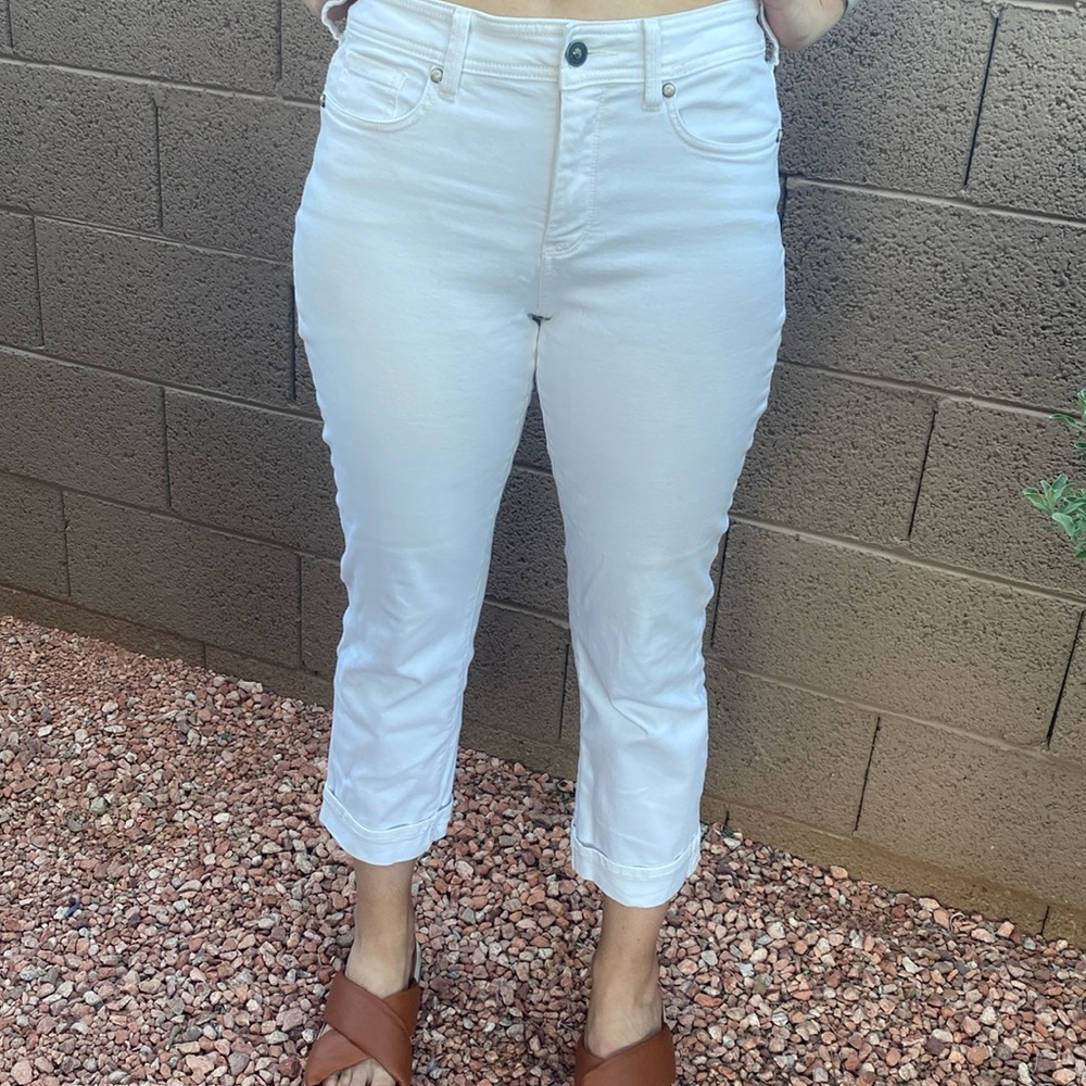 NYDJ women’s white jeans